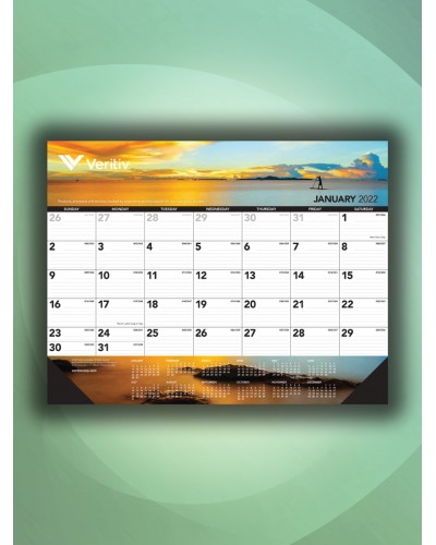 Veritiv Branded Desk Pad Calendar