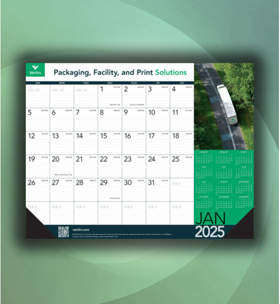 Veritiv Branded Desk Pad Calendar